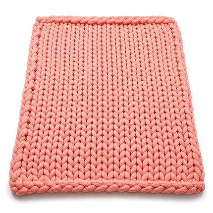 Plaid grosse maille acrylique xxl canapé maximaliste - Vue 1 - Plaid