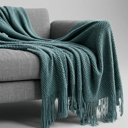 Plaid laine pure thermorégulateur grand format - Vue 5 - Plaid