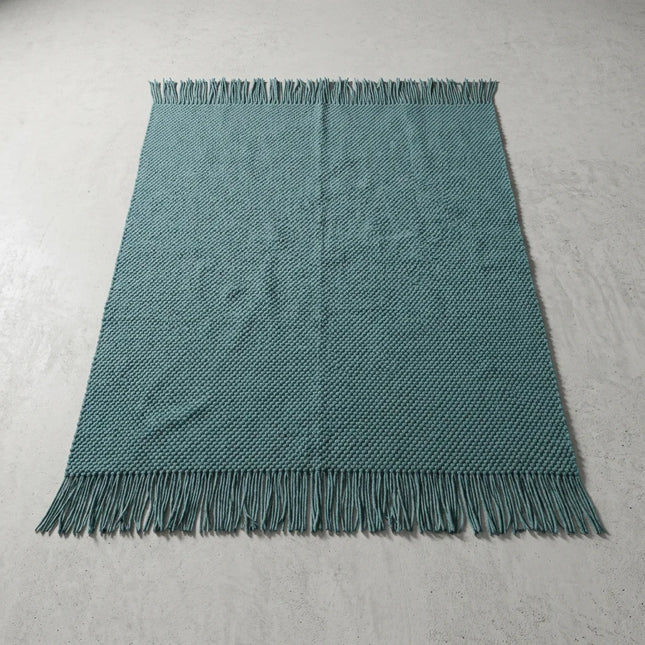Plaid laine pure thermorégulateur grand format - Vue 5 - Plaid