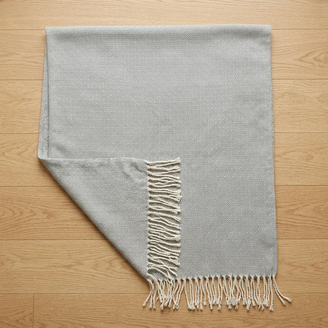 Plaid laine scandinave 125x200 cm - Vue 3 - Plaid