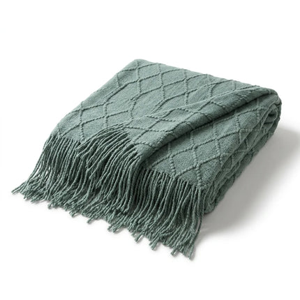 Plaid laine scandinave élégant et chaleureux - Vue 1 - Plaid