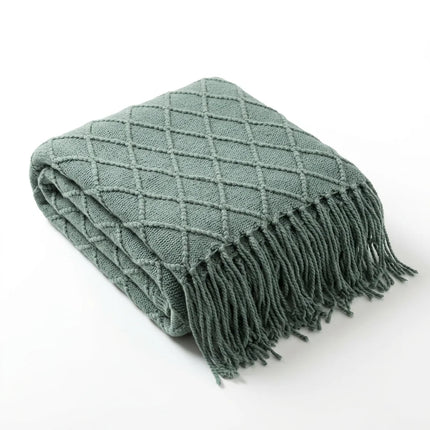 Plaid laine scandinave élégant et chaleureux - Vue 1 - Plaid