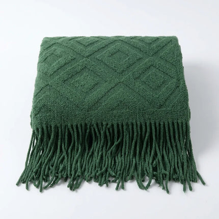 Plaid laine scandinave hygge élégant - Vue 1 - Plaid