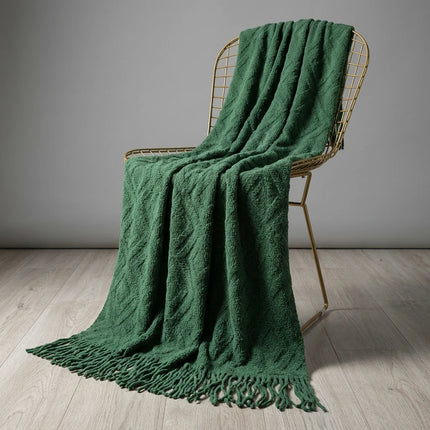 Plaid laine scandinave hygge élégant - Vue 2 - Plaid