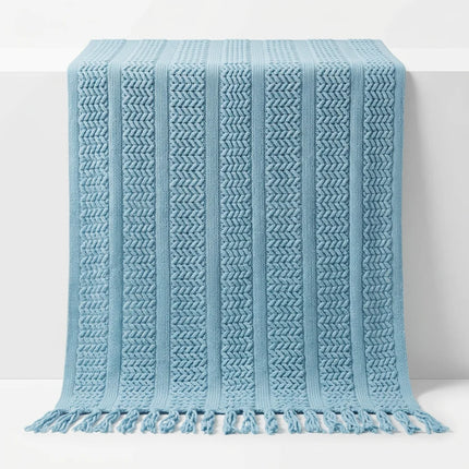 Plaid laine scandinave style nordique cocooning - Vue 1 - Plaid