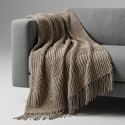 Plaid laine xxl chaud pour canapé élégant - Vue 2 - Plaid